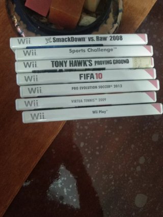 Pack 7 Juegos Wii: PES 2012, FIFA 10, Tony Hawk