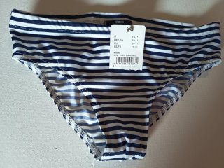Costume Tezenis righe bianco/blu taglia 10-11