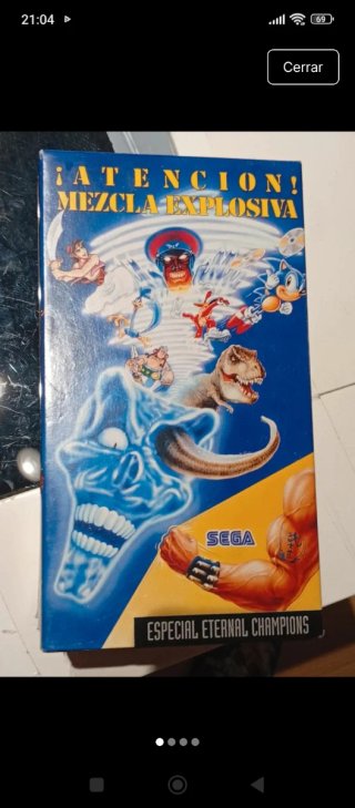 Cintas VHS Retro Sega