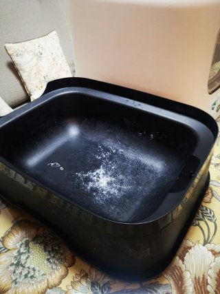 Arenero cubierto para gatos