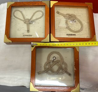 3 Cuadros Nudos Marineros