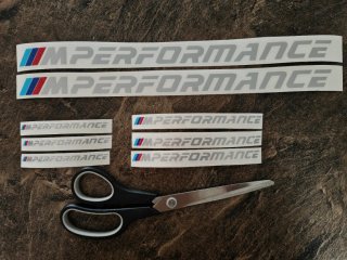 Pegatinas M Performance pedido personalizado.