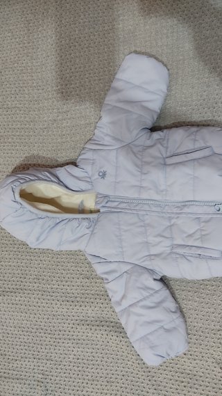 Piumino Benetton Bebé Celeste