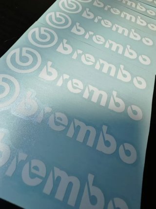 Pegatinas Brembo 5 unidades 8 cm