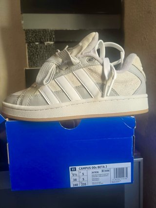 Zapatillas Adidas Campus 00s Beta J Gris/Blanco Ta