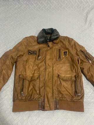 Chaqueta aviador marrón