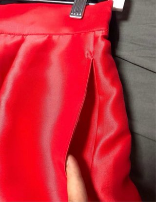 Falda midi CO-CO Sevilla roja