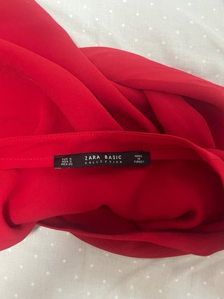 Camisa roja manga larga