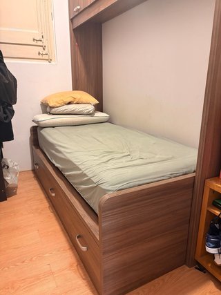 Cama completa con almacenaje mas colchon