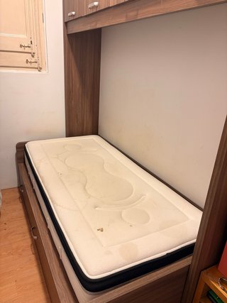 Cama completa con almacenaje mas colchon