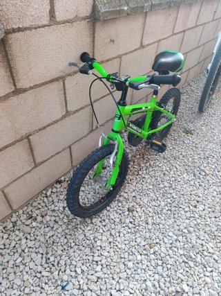 Bicicleta infantil 16 pulgadas verde