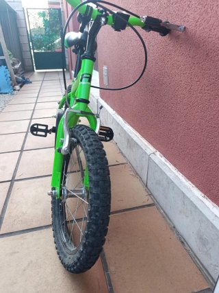 Bicicleta infantil 16 pulgadas verde