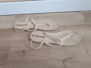 Chanclas Ipanema Beige y Rosa