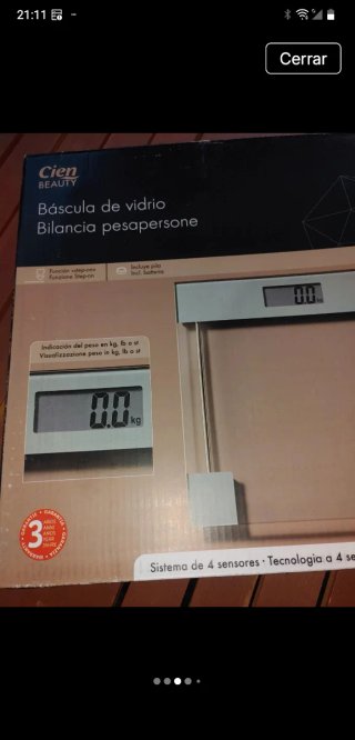 Báscula de vidrio Cien Beauty