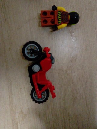 Lego Motos y Figura