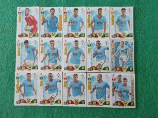 Lote Celta de Vigo Adrenalyn XL 17-18 Panini