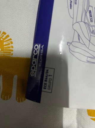 Silla coche Sparco niño GRUPO 1