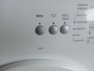 Lavadora Bosch 6kg 1000rpm.