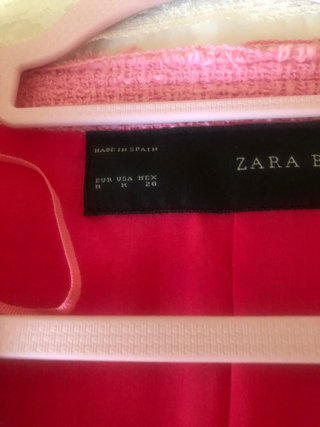 Cappotto Zara Basic Rosa da Donna a Manica Francese