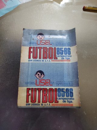 Sobre de cromos Futbol 85/86