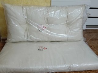 Pack cojines sofá exterior beige