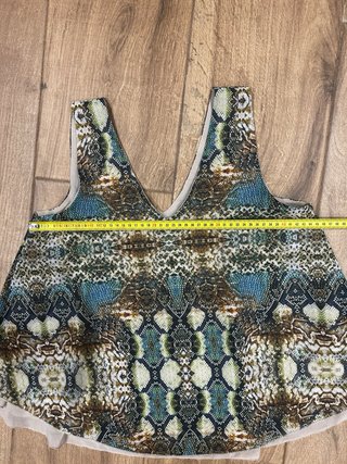 Camiseta tirantes EGO estampado serpiente Talla M