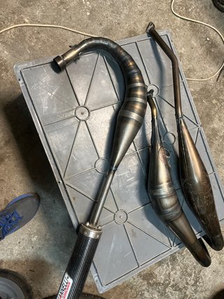 Tubos de escape Derbi/Minarelli nuevos