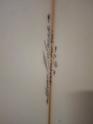 Tabla de surf de fibra 6'2 Eukaliptus