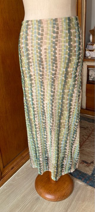 Falda tubo tul Algo Bonito verde multicolor