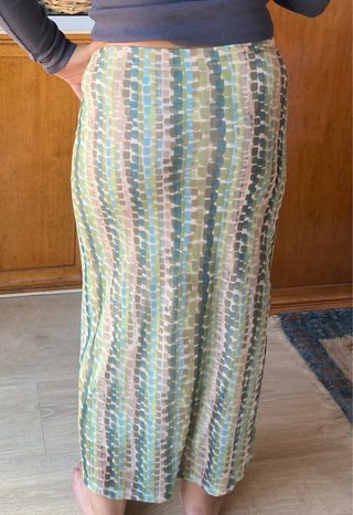 Falda tubo tul Algo Bonito verde multicolor