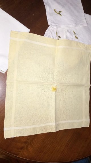 Set Tovagliette Cotone Vintage Ricamate