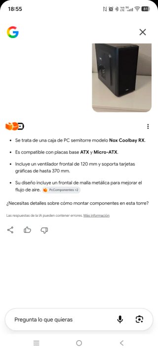 Caja Torre PC Nox