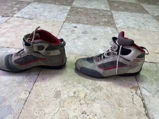 Botas de Moto Revit Marrones/Grises