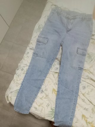 Vaqueros cargo mujer