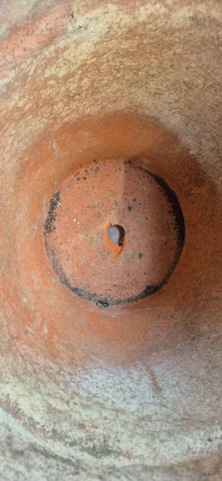 Vaso terracotta Ø48x H35 cm + sottovaso
