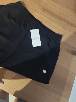 Pantalón corto Wilson Pádel mujer negro talla L