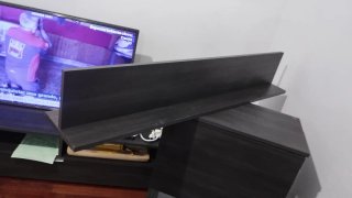 Mueble de salón oscuro