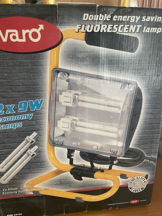 Lámpara de trabajo Varo 2x9W