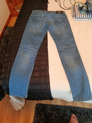 Pantalón vaquero Replay ambass azul,
