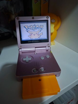 Game Boy Advance SP Rosa edición Barbie