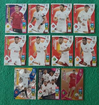 Lote Sevilla Futbol Club Adrenalyn XL 21-22 Panini