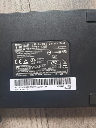 Unità floppy USB IBM ThinkPad 3.5 MPF82E 39T2508
