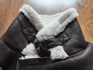 Cazadora Bershka Marrón Forrada