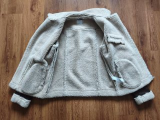 Cazadora Bershka Marrón Forrada