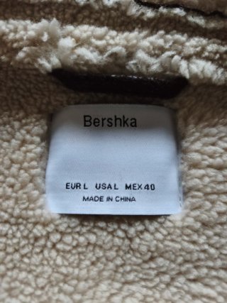 Cazadora Bershka Marrón Forrada