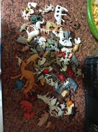 Lote animales plástico variados
