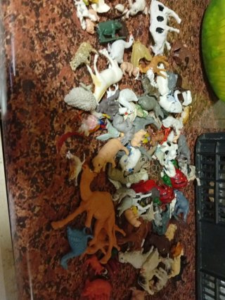 Lote animales plástico variados