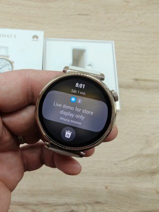 Huawei Watch GT 5 41mm Cuero Blanco