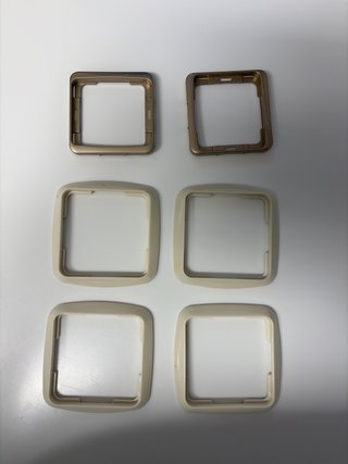 4 Marcos Niessen Arco Color Marfil + 2 Cerquillos