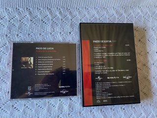 DVD y CD Paco de Lucía